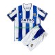 Camisola Real Sociedad Criança Equipamento Primeiro 2022-2023 Manga Curta